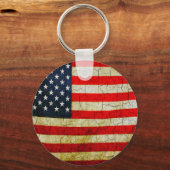 アメリカグランジ国旗 キーホルダー (正面)