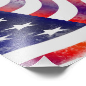 アメリカグランジ国旗 フォトプリント            (角)