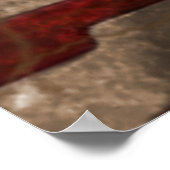 アメリカグランジ国旗 ポスター (角)