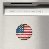 アメリカグランジ国旗 マグネット (インサイチュ (食洗機))