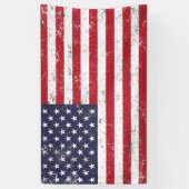 アメリカグランジ国旗 横断幕 (縦)