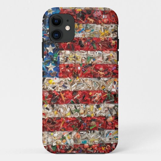アメリカグランジ国旗 Case-Mate iPhoneケース (裏面)