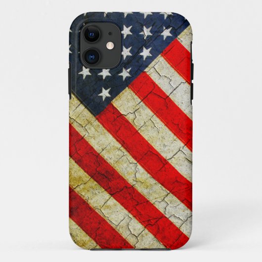 アメリカグランジ国旗 Case-Mate iPhoneケース (裏面)