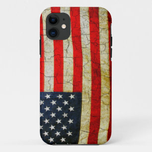 アメリカグランジ国旗 iPhone 11 ケース