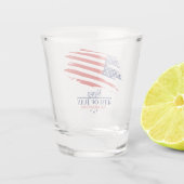 アメリカグランジ国旗Happy 4th July ID1104 ショットグラス (裏面)