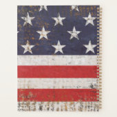アメリカグランジ愛国国旗 プランナー手帳 (裏面)