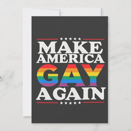アメリカゲイを再びLGBTプライド月 シーズンカード (正面)