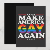 アメリカゲイを再びLGBTプライド月 シーズンカード (正面/裏面)