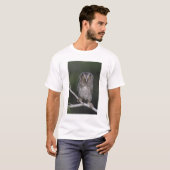 アメリカコノハズク, Megascops asio, Otus 2 Tシャツ (正面フル)