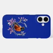 アメリカコマツグミと山の月桂樹 Case-Mate iPhoneケース (裏面 (横))