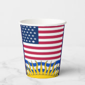 アメリカコロンビア 紙コップ (裏面)