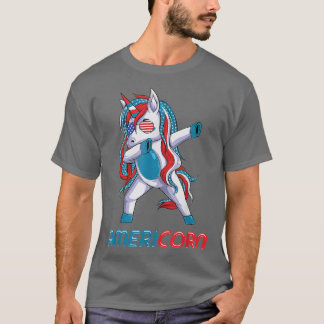アメリカコーン ユニコーン 4th オブ ジュライ メリコーン マー tシャツ