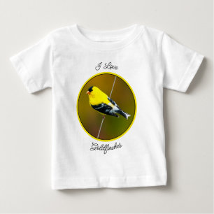 アメリカゴシキヒワ - オリジナル写真 ベビーTシャツ