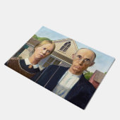 アメリカゴシックラシックク絵画グラント材 ドアマット (アングル)