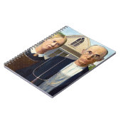 アメリカゴシックラシックク絵画グラント材 ノートブック (左側)