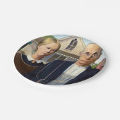 アメリカゴシックラシックク絵画グラント材 ペーパープレート (アングル)