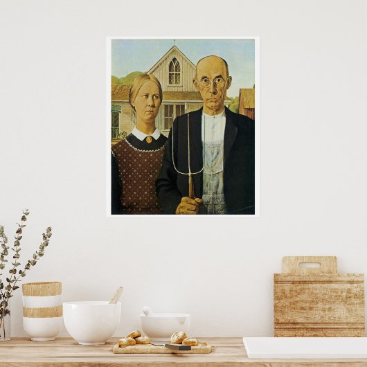 アメリカゴシック ポスター (キッチン)