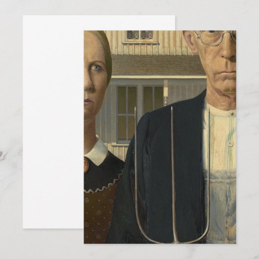 アメリカゴシック 招待状 (正面/裏面)