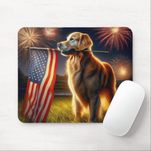 アメリカゴールデンレトリバー マウスパッド
