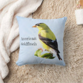 アメリカゴールドフィンチ クッション (ブランケット)