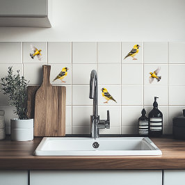 アメリカゴールドフィンチ タイル