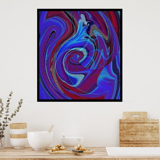 アメリカサイケデリックのキジのポスター ポスター (キッチン)