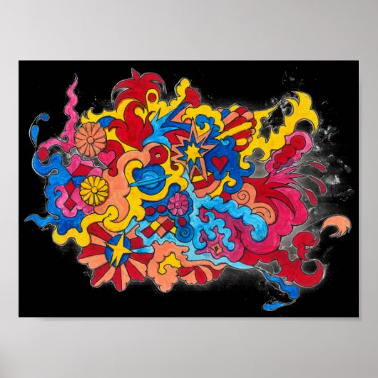 アメリカサイケデリック ポスター (正面)