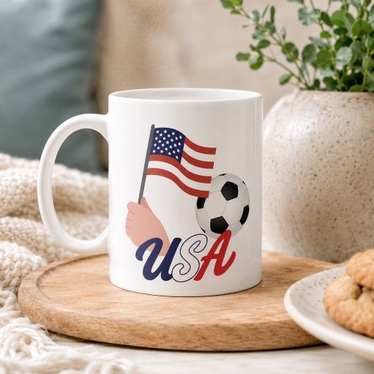 アメリカサッカーの誇り コーヒーマグカップ