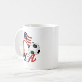 アメリカサッカーの誇り コーヒーマグカップ (正面左)