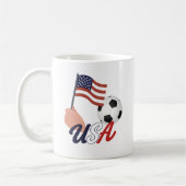 アメリカサッカーの誇り コーヒーマグカップ (左)