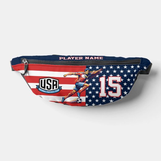アメリカサッカーの鷲アスリート愛国的な代表チーム ファニーパック (レイダウン)
