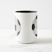 アメリカサッカーまたは協会サッカーボール マグカップ (中央)