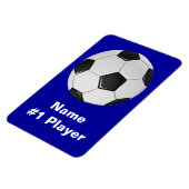 アメリカサッカーまたは協会サッカーボール マグネット (左側)