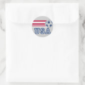 アメリカサッカーシール ラウンドシール (バッグ)