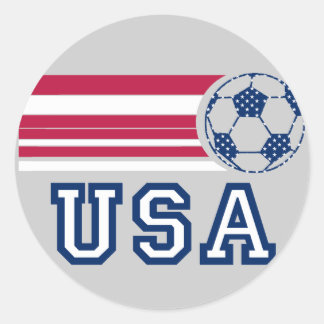 アメリカサッカーシール ラウンドシール