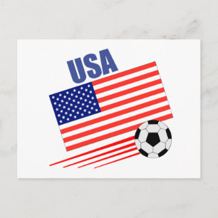 アメリカサッカーチーム ポストカード