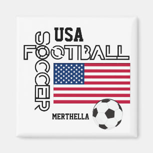 アメリカサッカーパーソナライズされたフットボール マグネット