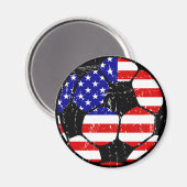 アメリカサッカーボール磁石 マグネット (正面/裏面)