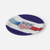 アメリカサッカー党用紙皿 ペーパープレート (アングル)