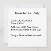 アメリカサッカー協会 招待状 (裏面)