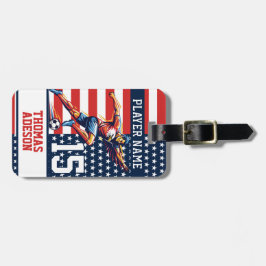 アメリカサッカー鷲アスリート愛国アメリカ代表 ラゲッジタグ