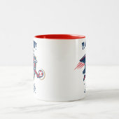 アメリカサッカー鷲国家代表愛国アクション ツートーンマグカップ (中央)