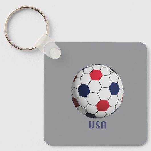 アメリカサッカー キーホルダー (正面)
