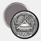 アメリカサモアシール磁石 マグネット (正面/裏面)