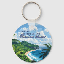 アメリカサモアビーチ熱帯雨林