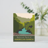 アメリカサモア国ミニマル立公園 ポストカード (スタンド正面)