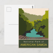 アメリカサモア国ミニマル立公園 ポストカード (正面/裏面)