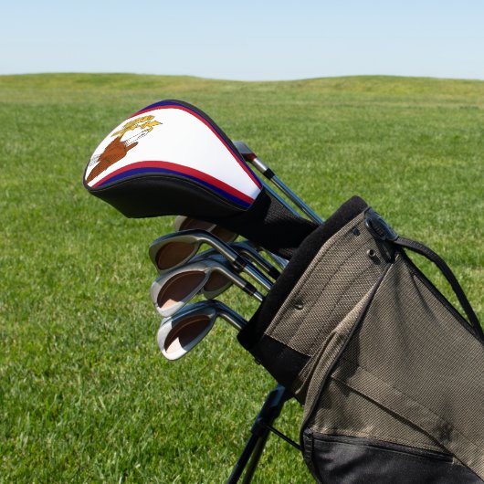 アメリカサモア国旗のゴルフドライバーカバー ゴルフヘッドカバー (インサイチュ)