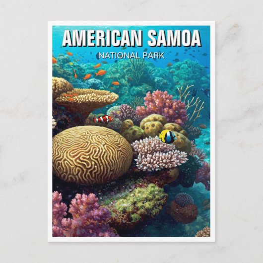アメリカサモア国立公園トラベル ポストカード (正面)