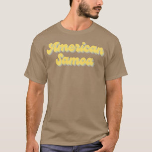 アメリカサモア国立公園ハニーファンキーイエロー Tシャツ